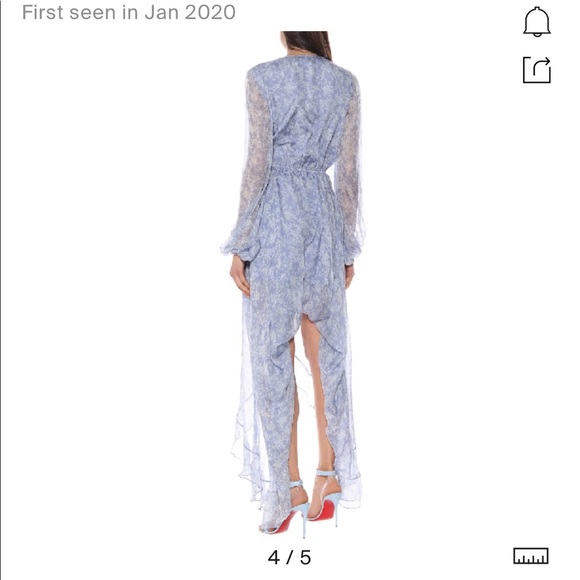 Caroline Constas NWT XS Liv Maxi Dress Blue $995 - Picture 3 of 5